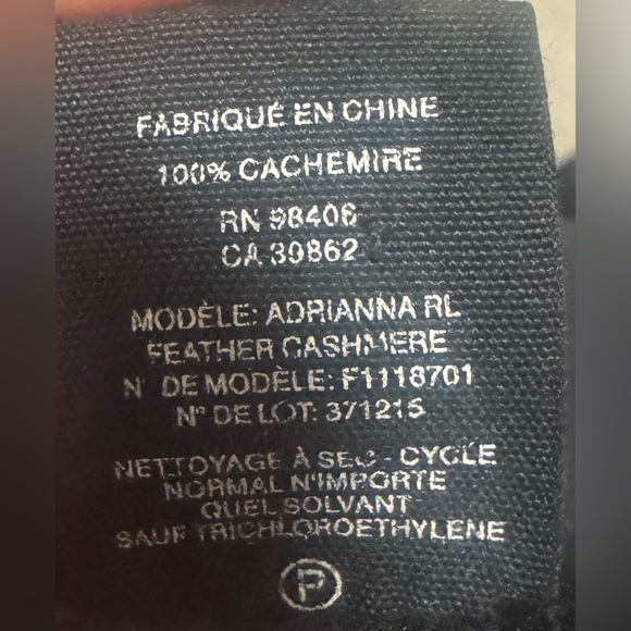 Theory Women's Cashmere V-Neck Pullover Sweater Size S Black Long Sleeve Knit - Picture 11 of 11